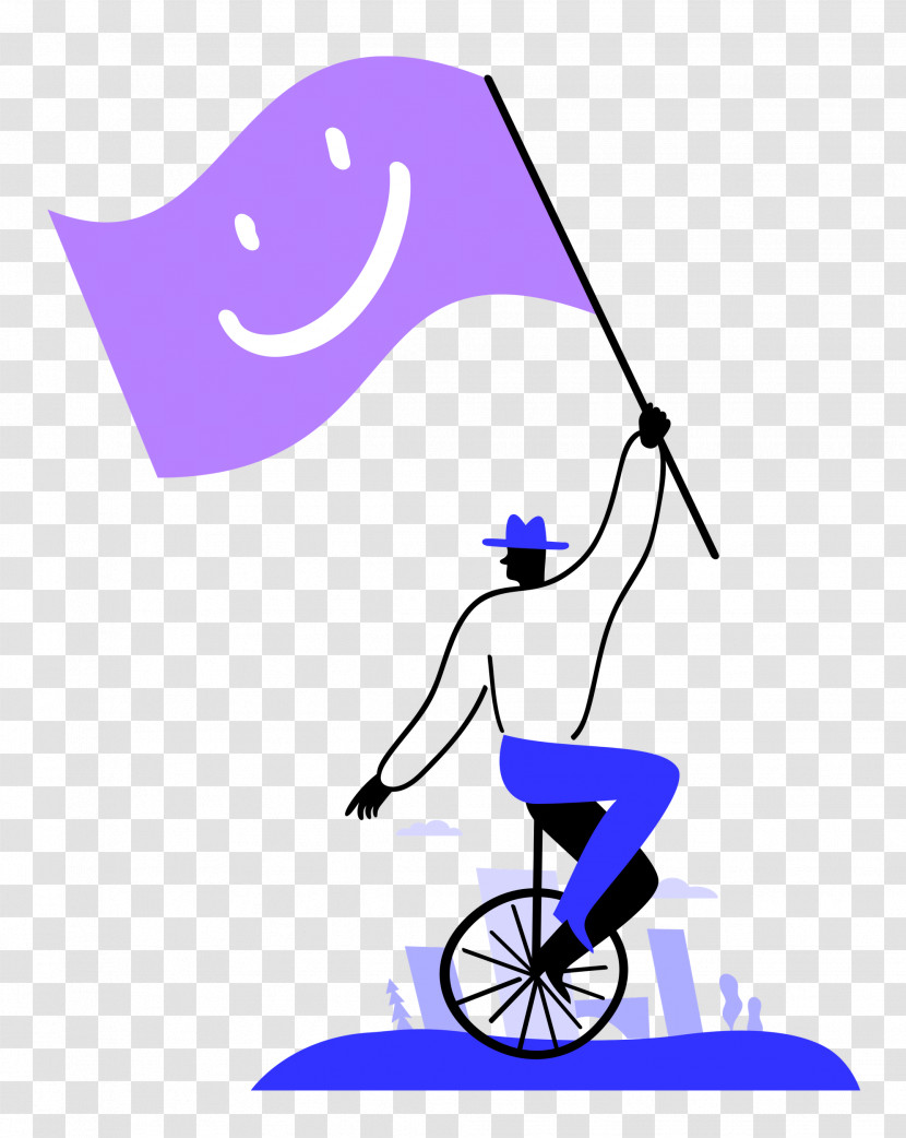 Holding Flag Transparent PNG