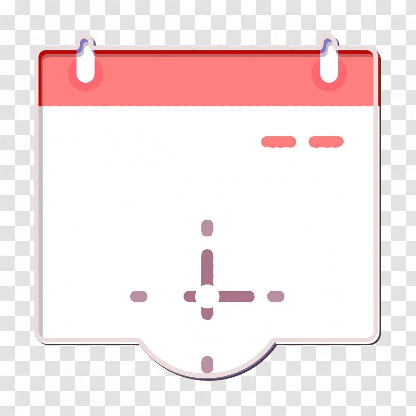Wall Calendar Icon Management Time - Rectangle Pink Transparent PNG