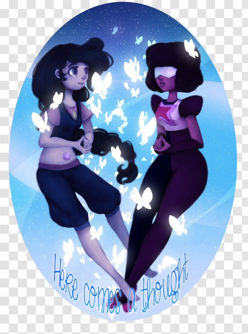 Here Comes A Thought Stevonnie Fan Art Garnet - Work Of - Heres Johnny Transparent PNG
