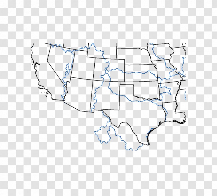 Coloring Book Page Social Studies Map Child - United States Transparent PNG