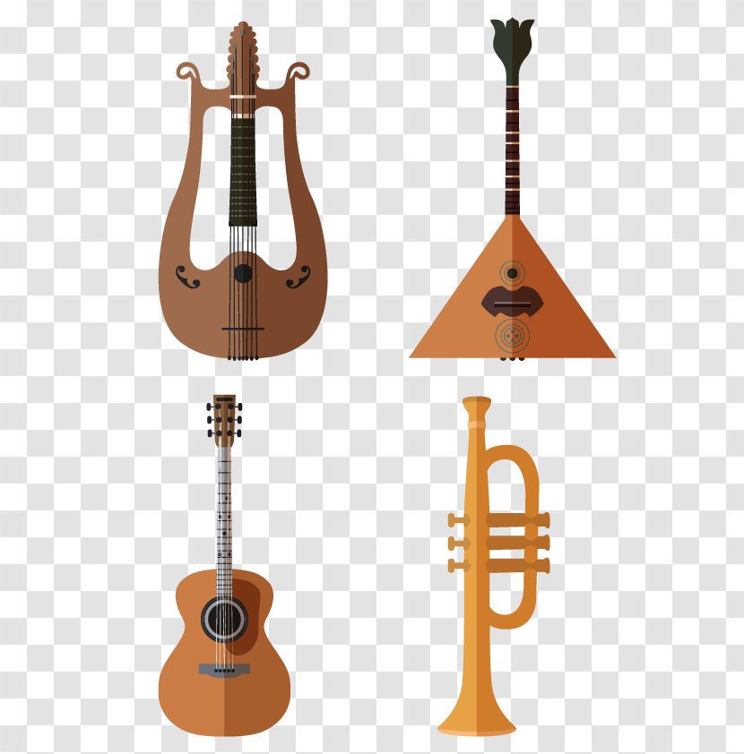 Ukulele Cuatro Musical Instrument - Frame - Trumpet Guitar Cello Transparent PNG