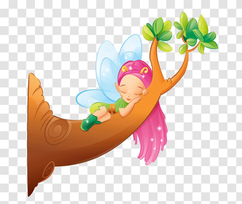 Fairy Sticker Wall Decal Child - Organism Transparent PNG