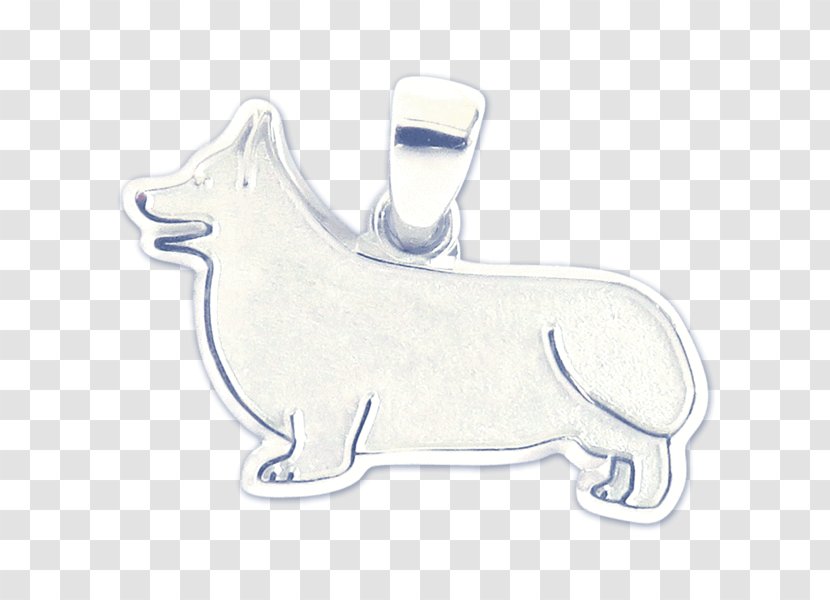 Dog Material Body Jewellery Silver - Jewelry - Pembroke Welsh Corgi Transparent PNG