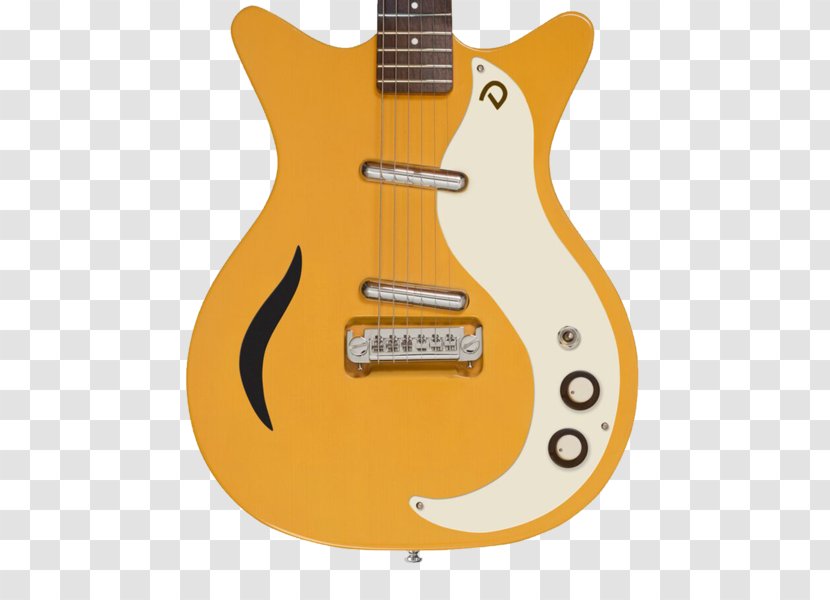 Electric Guitar Danelectro Shorthorn Lipstick Pickup - Acoustic - Pusheen Cat String Transparent PNG