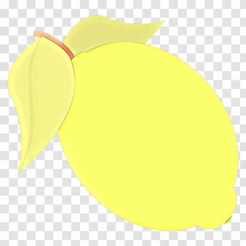 Lemon Leaf - Cartoon - Logo Oval Transparent PNG