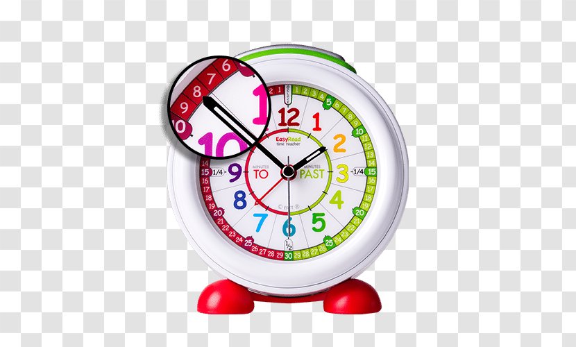 Alarm Clocks Learn To Tell The Time Clock Face Teacher - Watch Transparent PNG