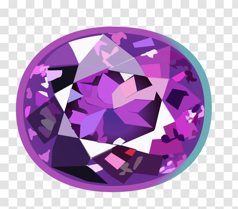 Diamond Gemstone - Purple - Crystal Diamonds Transparent PNG