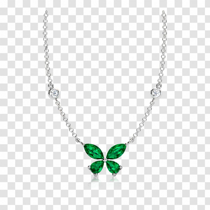 Emerald Necklace Jewellery Charms & Pendants Diamond - Body Jewelry Transparent PNG