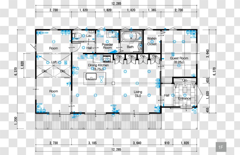 House Plan Floor 平屋 Transparent PNG