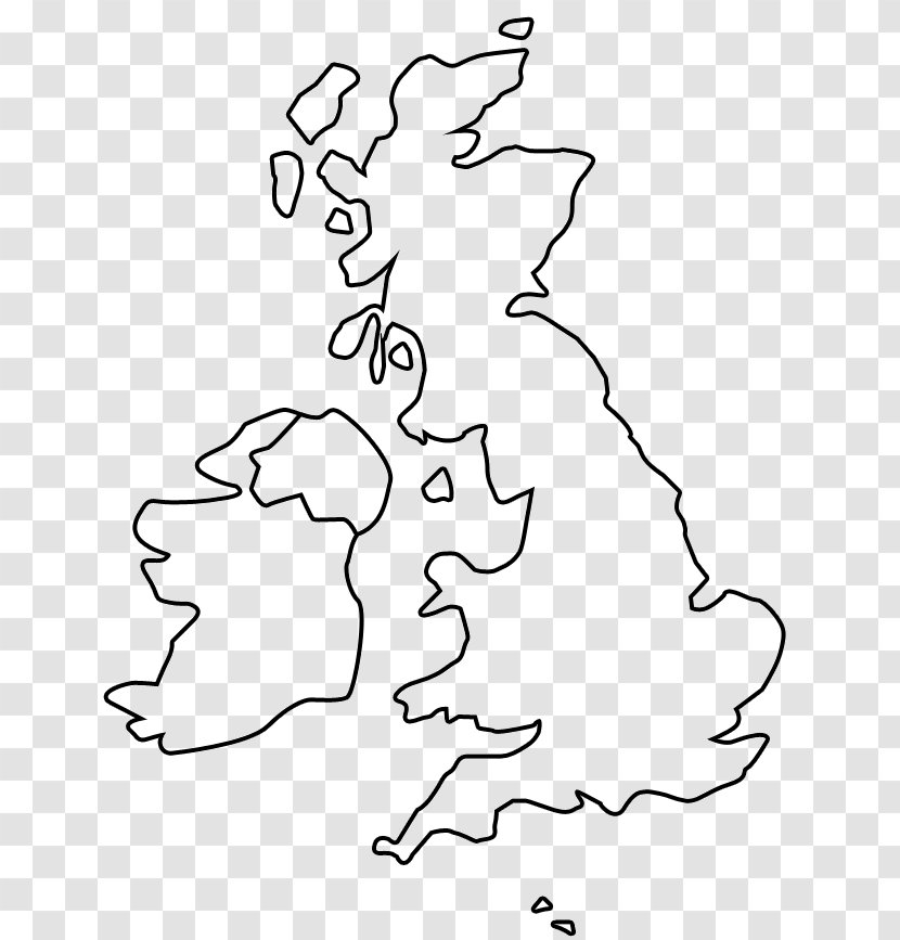 England Blank Map World Geography - Area Transparent PNG