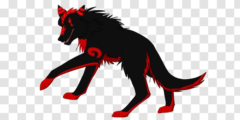 Canidae Demon Spirit Dog - Fictional Character - Wolf Shadow Transparent PNG