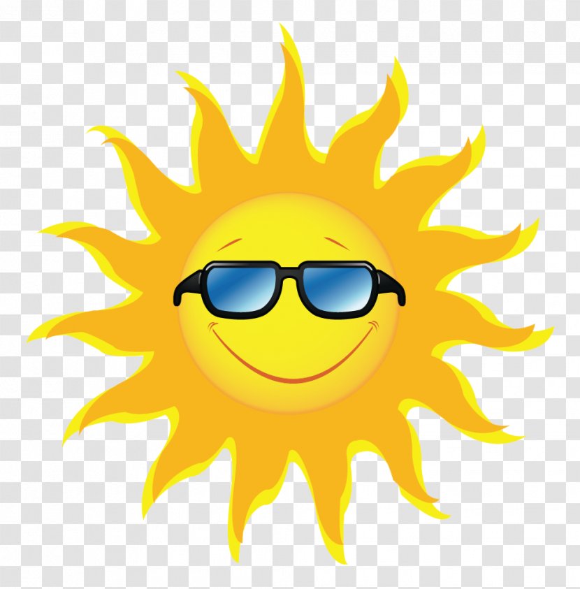 Icon Wiki Computer File - Smiley - Sun With Sunglasses Transparent Picture. Transparent PNG