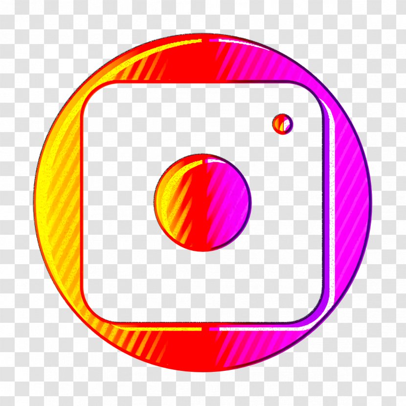 Instagram Icon - Yellow - Symbol Magenta Transparent PNG