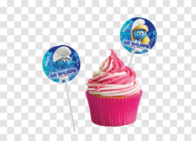 Flamingos Cupcake Party Birthday - Dessert Transparent PNG