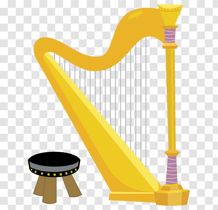 Harp Musical Instrument - String Instruments Transparent PNG