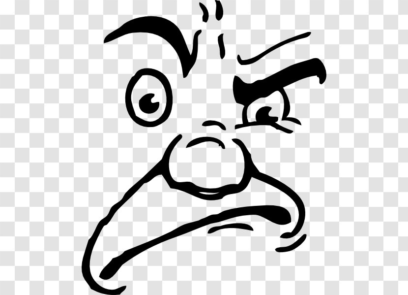 Sneer Clip Art - Happiness - Eyebrow Mad Angry Transparent PNG