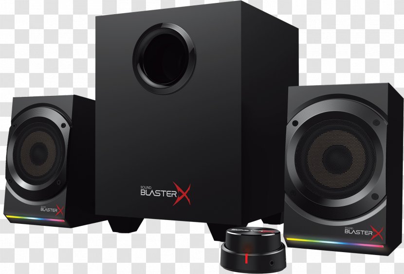 Creative Sound BlasterX Kratos S5 Loudspeaker Cards & Audio Adapters Computer Speakers - Video Game Transparent PNG
