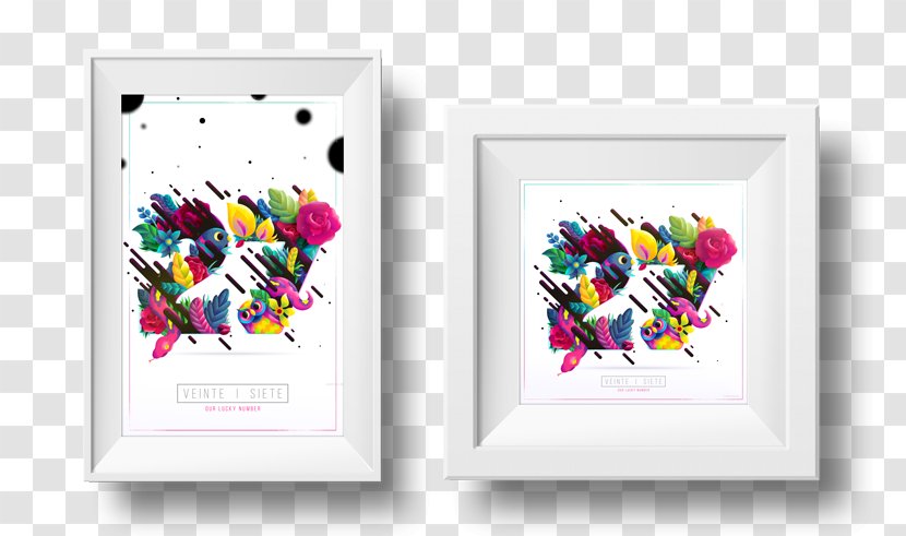 Graphic Design Mockup Picture Frames - Behance - Anniversary Mock UP Transparent PNG