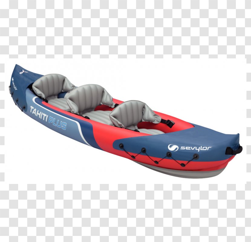 The Kayak Canoe Sevylor Kit Tahiti Plus - Inflatable - Paddle Transparent PNG