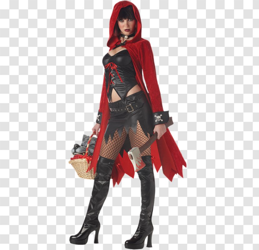 Little Red Riding Hood Halloween Costume Clothing Adult - Figurine Transparent PNG