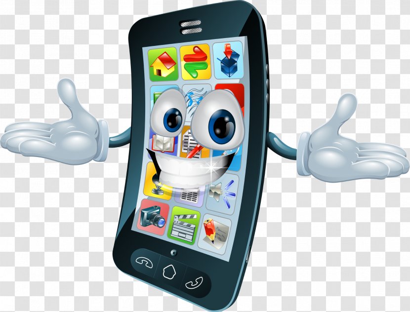 IPhone Telephone Royalty-free Clip Art - Multimedia - Cell Phone Transparent PNG