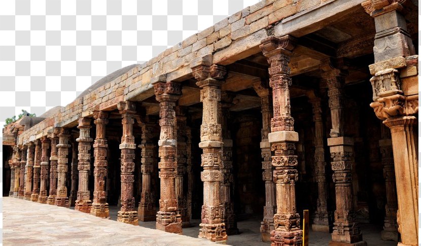 Agra Fort Taj Mahal Qutb Minar Varanasi - Tourist Attraction - India Kutebuta Six Pictures Transparent PNG