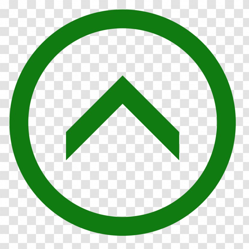Up Arrow - Computer Software - Green Transparent PNG