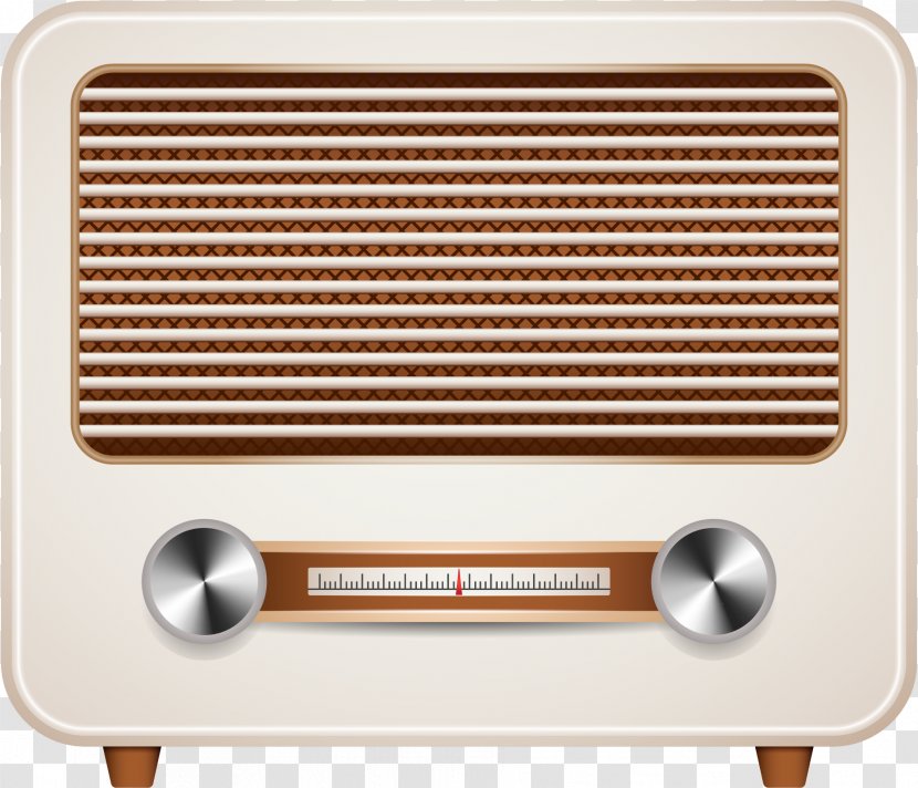 Internet Radio FM Broadcasting Antique - Frame - Vector Transparent PNG