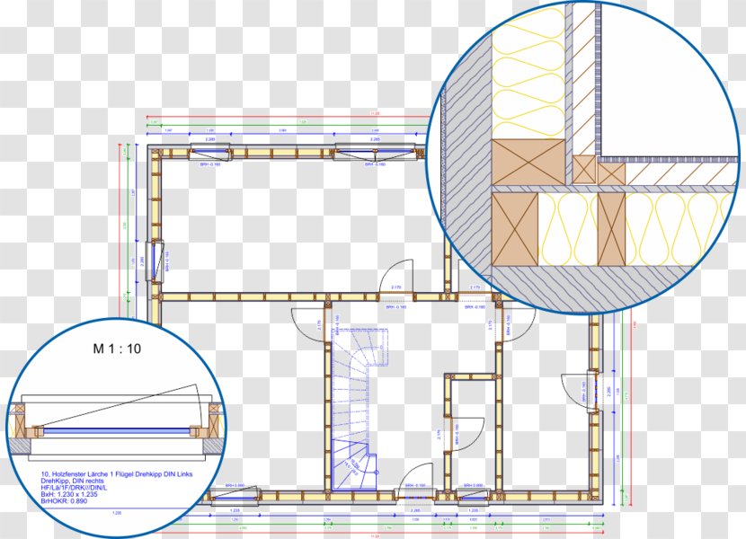 Floor Plan Architectural Engineering Door Window DETAIL - Bent Transparent PNG