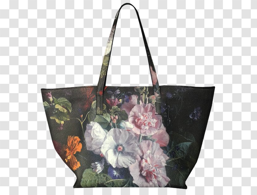 Paige Gamble Tote Bag Handbag Leather - Zipper Storage - Blush Floral Transparent PNG