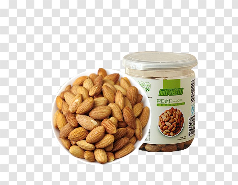 Nut Almond Apricot Kernel Dried Fruit - Ingredient - Shell Almonds Transparent PNG