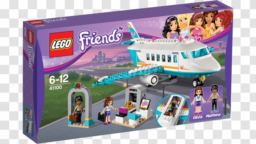 Amazon.com LEGO Friends 41100 Heartlake Private Jet Toy - Amazoncom Transparent PNG