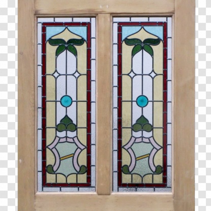 Stained Glass Window Sliding Door Frosted - Cabinetry Transparent PNG