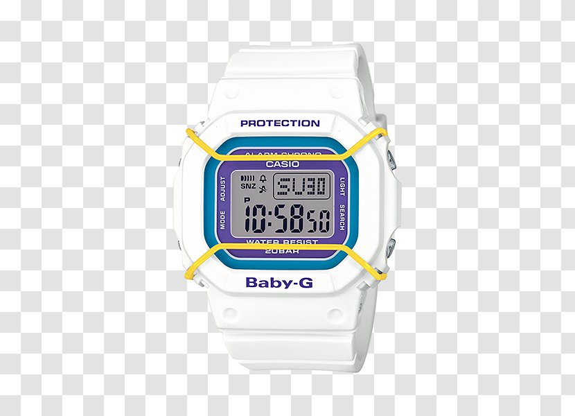 G-Shock Casio Watch White Water Resistant Mark Transparent PNG