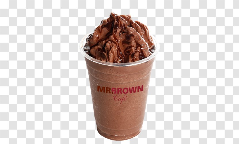 Chocolate Ice Cream Sundae Mr. Brown Coffee Pudding - Dairy Product Transparent PNG