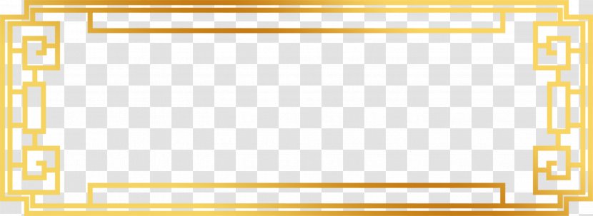 Template Download Pattern - User Interface - Gold Frame Transparent PNG