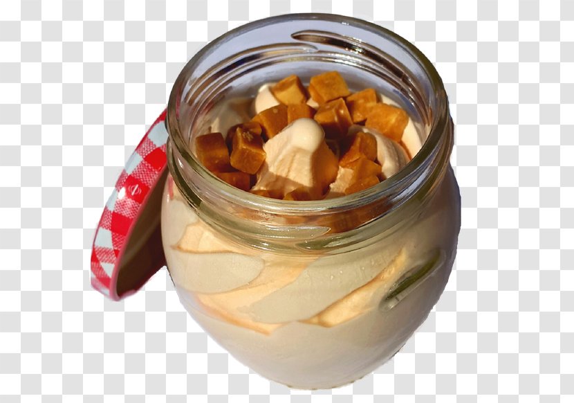 Parfait Ice Cream Dessert Caramel Flavor - Manufacturing Transparent PNG