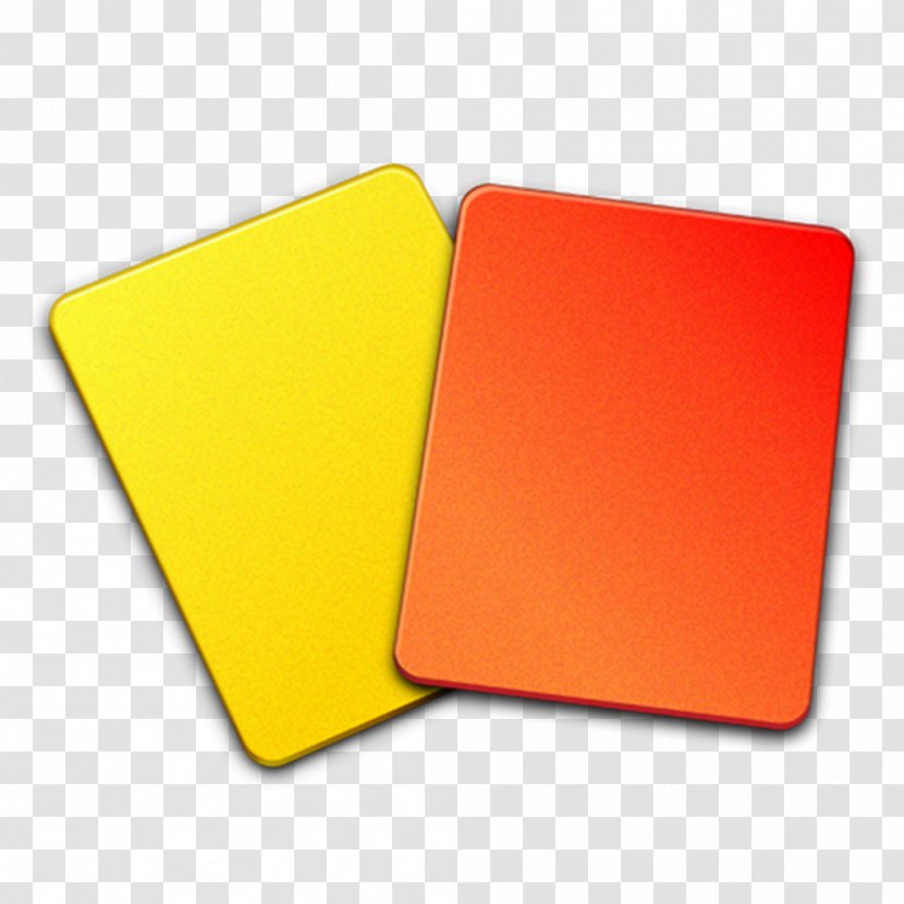 Association Football Referee Penalty Card - Cards Transparent PNG