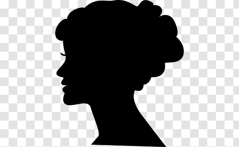 Silhouette Woman Female Clip Art - Neck - Women Hair Transparent PNG