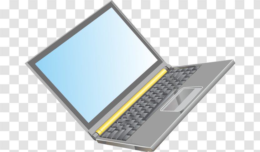 Laptop Netbook Computer - Hardware - Vector Pattern Transparent PNG