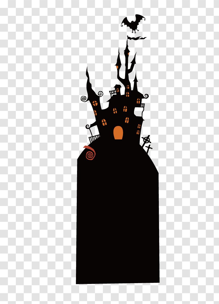 Halloween Drawing - Fictional Character - Haunted House Transparent PNG