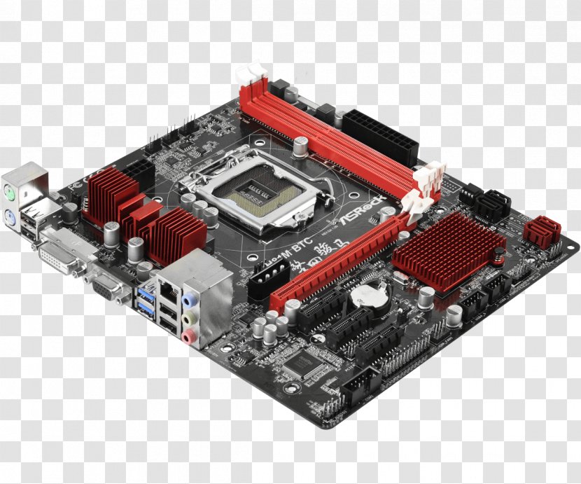 Intel LGA 1150 Motherboard MicroATX CPU Socket - Asrock Transparent PNG