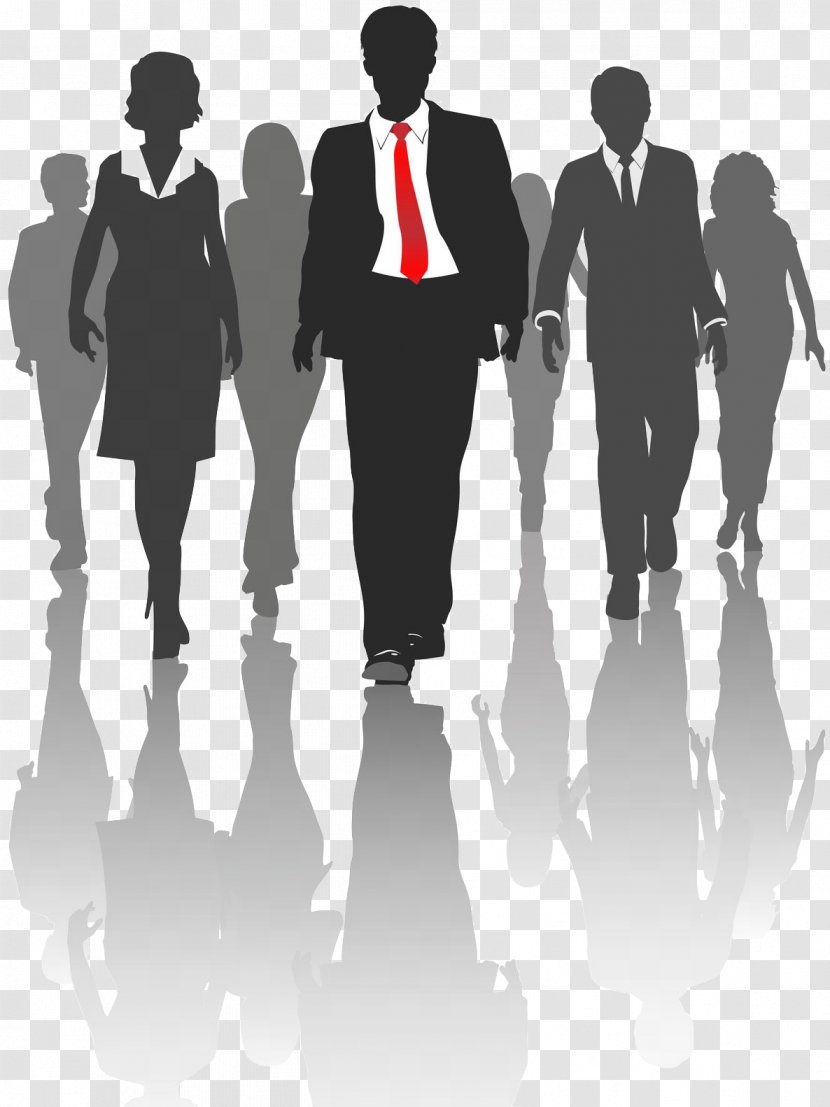 Leadership Management Businessperson Organization - Standing - Business People Transparent PNG