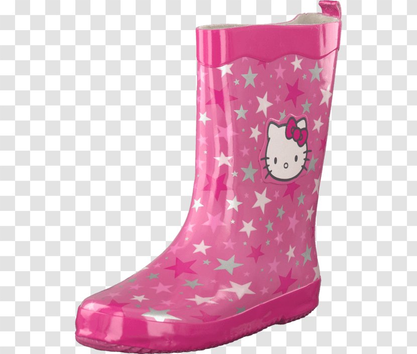 Hello Kitty Shoe Wellington Boot Child - Pink Transparent PNG
