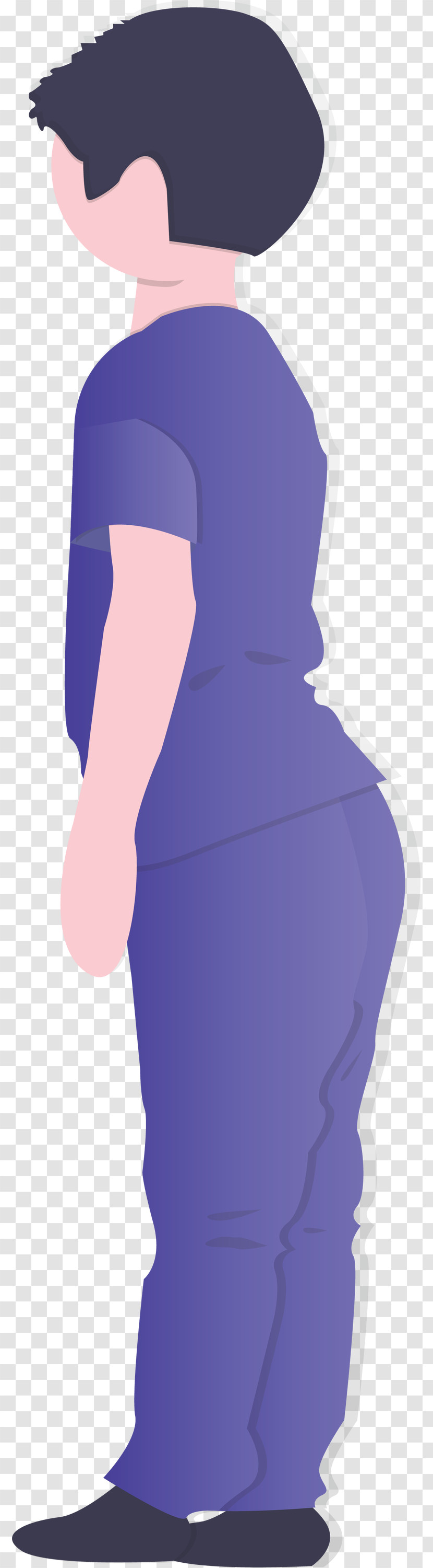 Purple Clothing Violet Dress Pencil Skirt Transparent PNG