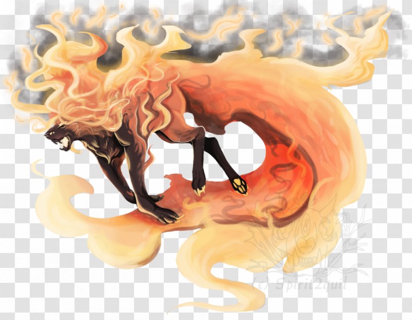 Carnivora Jaw Legendary Creature - Orange - Inferno Transparent PNG