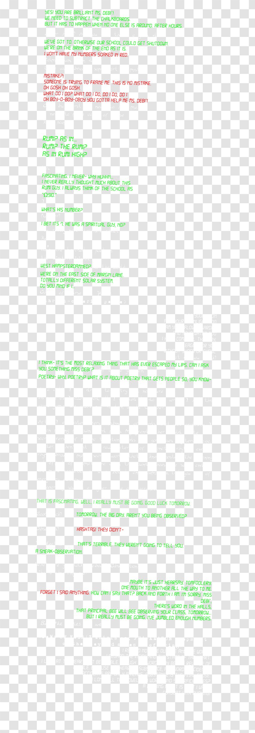 Document Line Angle - Green Transparent PNG