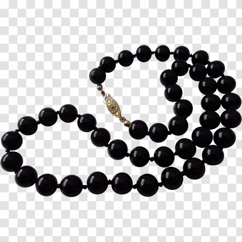 Onyx Bead Bracelet Necklace Religion Transparent PNG
