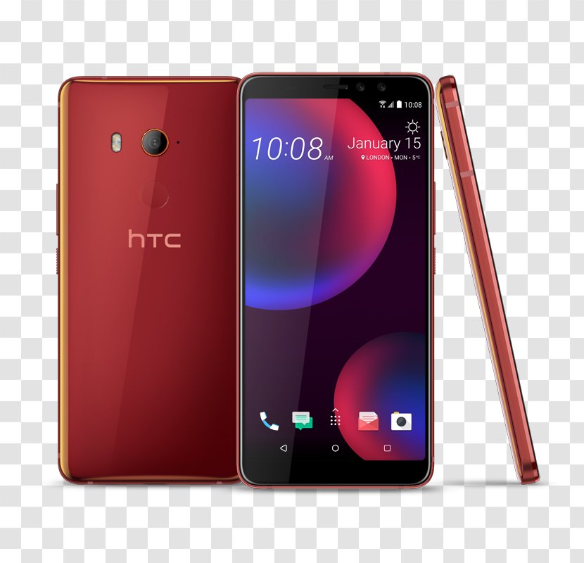HTC U11+ U Ultra Telephone Smartphone - Dual Sim Transparent PNG