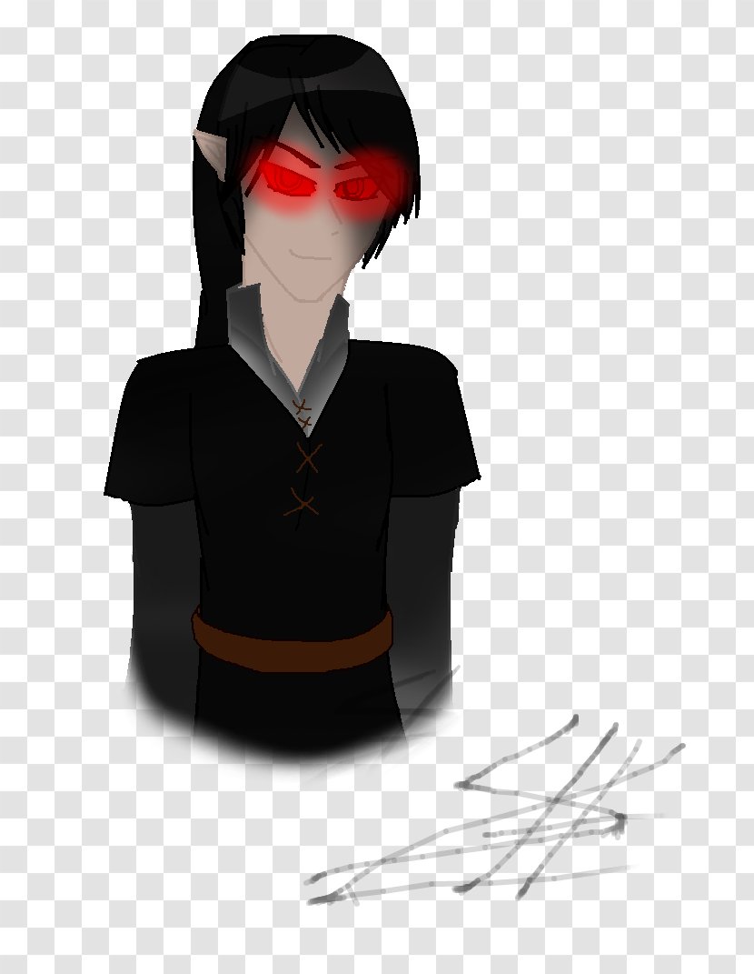 Shoulder Cartoon Character - Fiction - Dark Link Transparent PNG